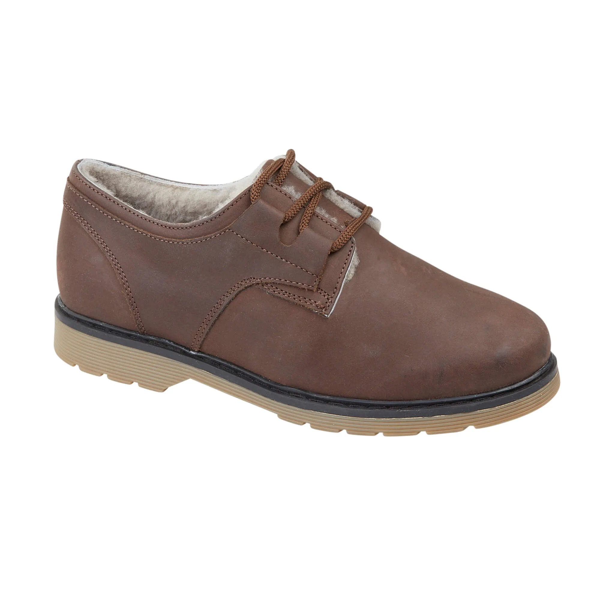 SPEY BROWN WOMENS SHEEPSKIN SHOES