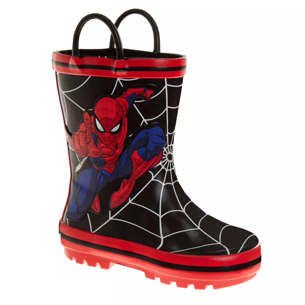 SPIDERMAN  BOYS TODDLER-LITTLE KID SPIDERMAN RAIN BOOT