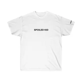 White Spoiled Kid Logo Tee