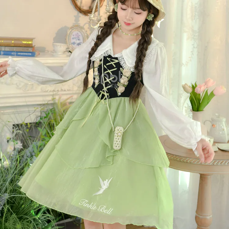 Lovely Flower Girl Green Dress Spring ON622