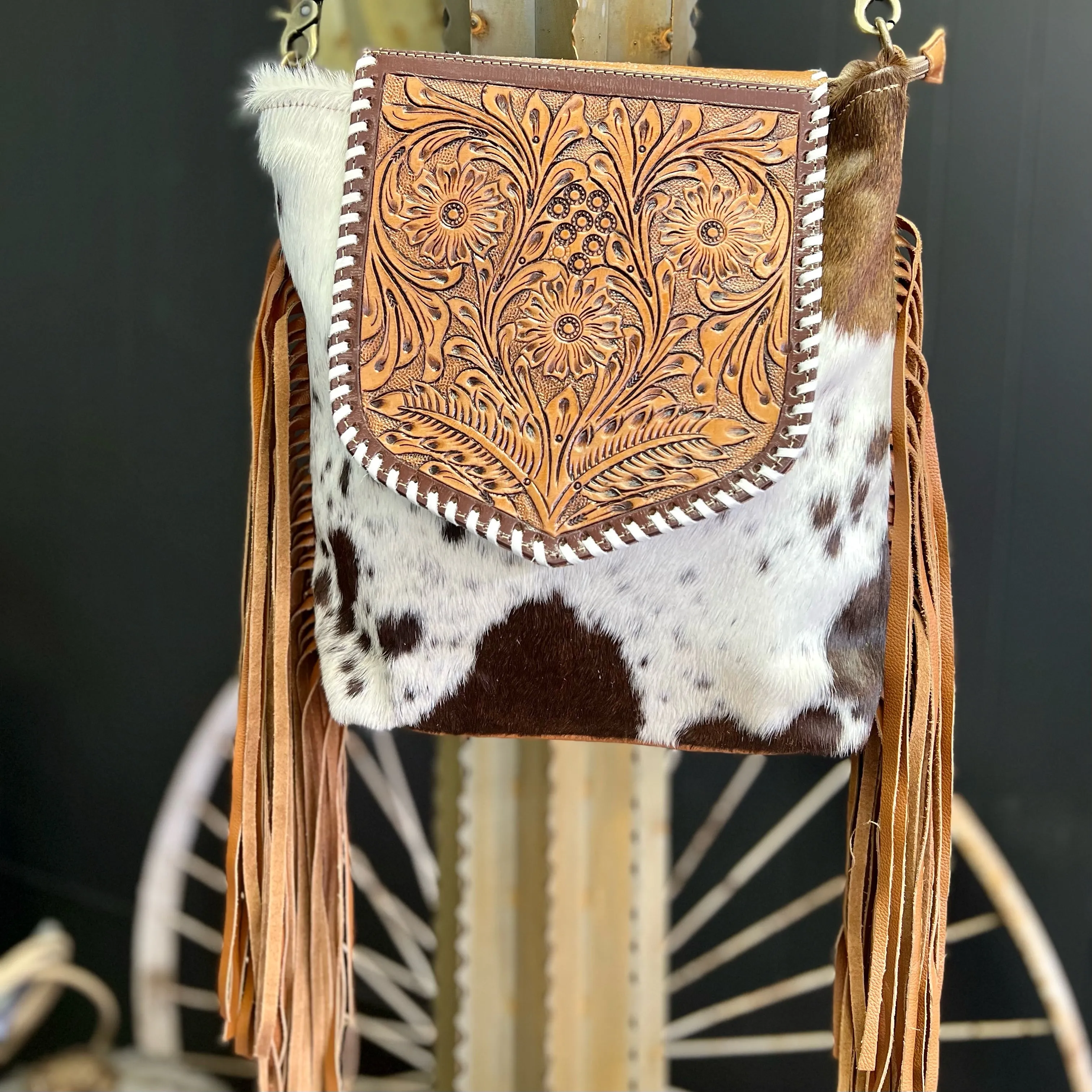 Squander Hand Tooled Bag