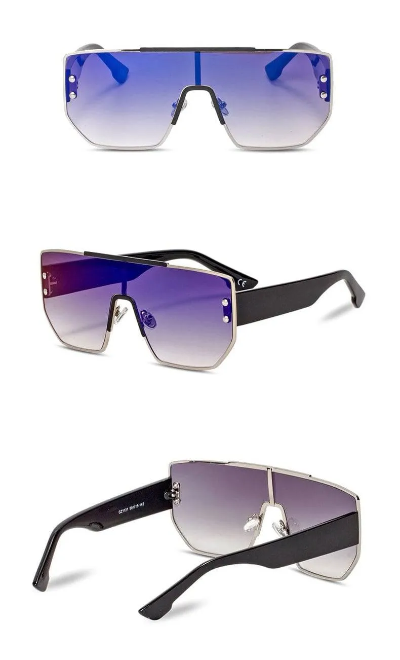 Flat Top Square Sunglasses