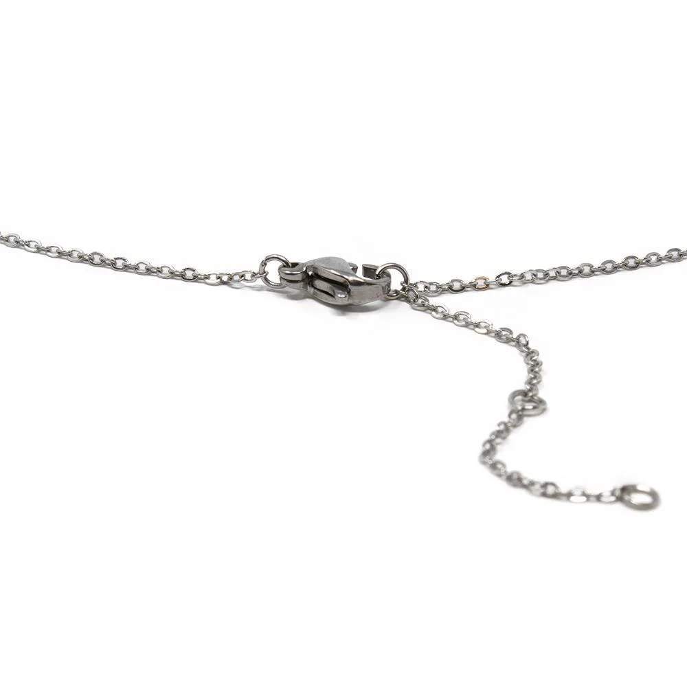 Crystal and Stainless Steel Necklace for Girls