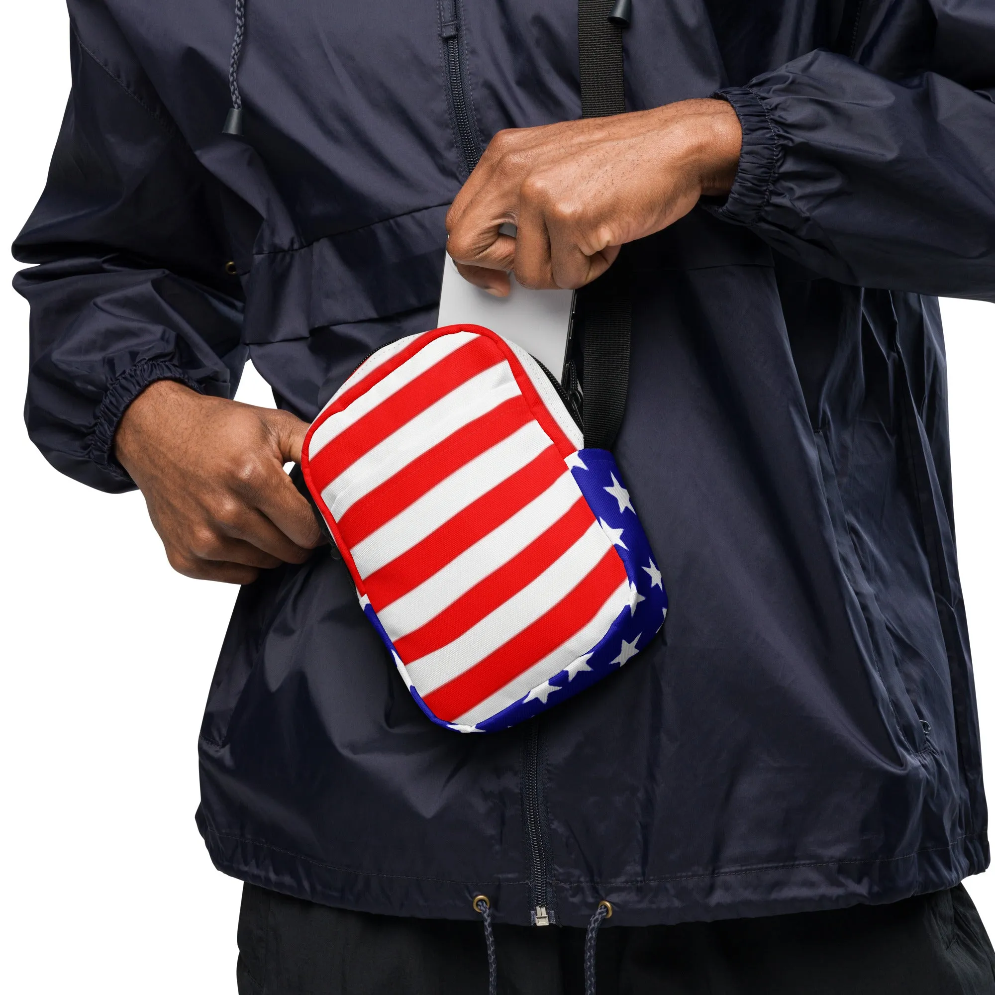 Stars and Stripes Utility Crossbody Bag