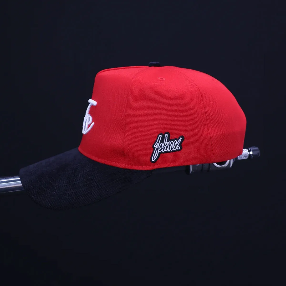 Stella Logo Snapback Hat (Red/Black)