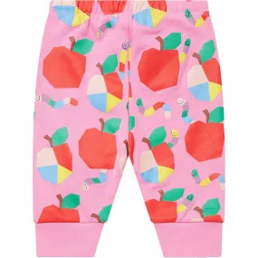 Stella McCartney Apple Print Joggers, Pink