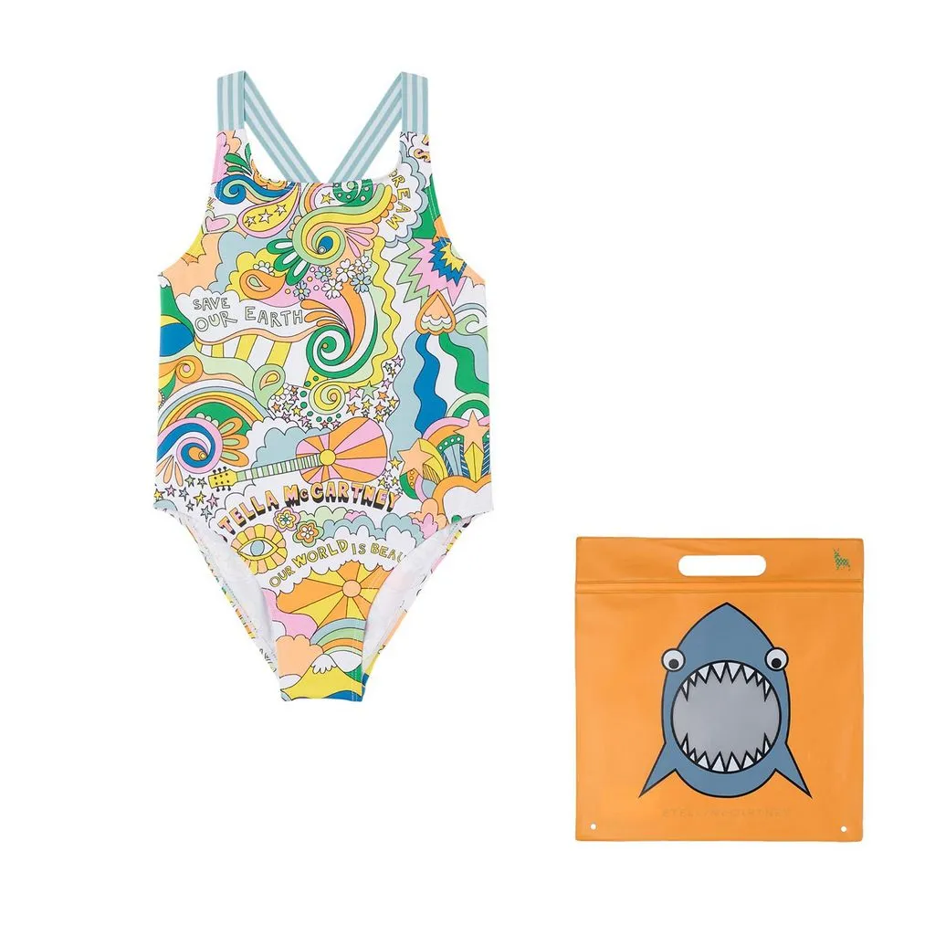 Stella McCartney Baby Girl Love To Dream Swimsuit