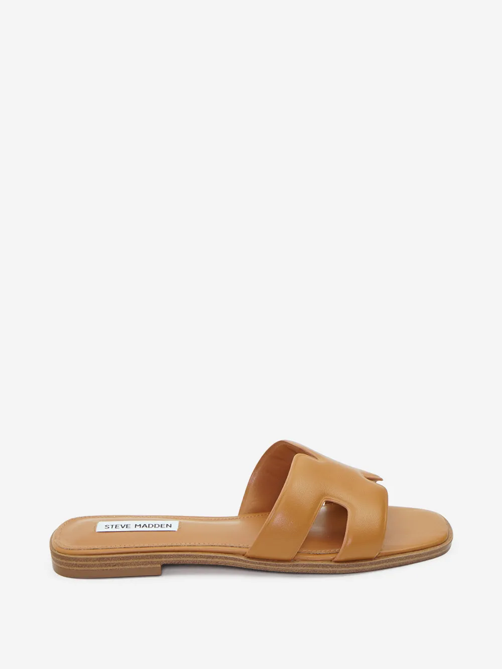 Steve madden - Ciabatta flat in pelle liscia modello Heist