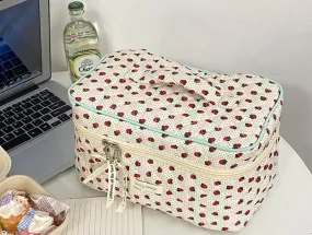 Strawberry Large Makeup Bag