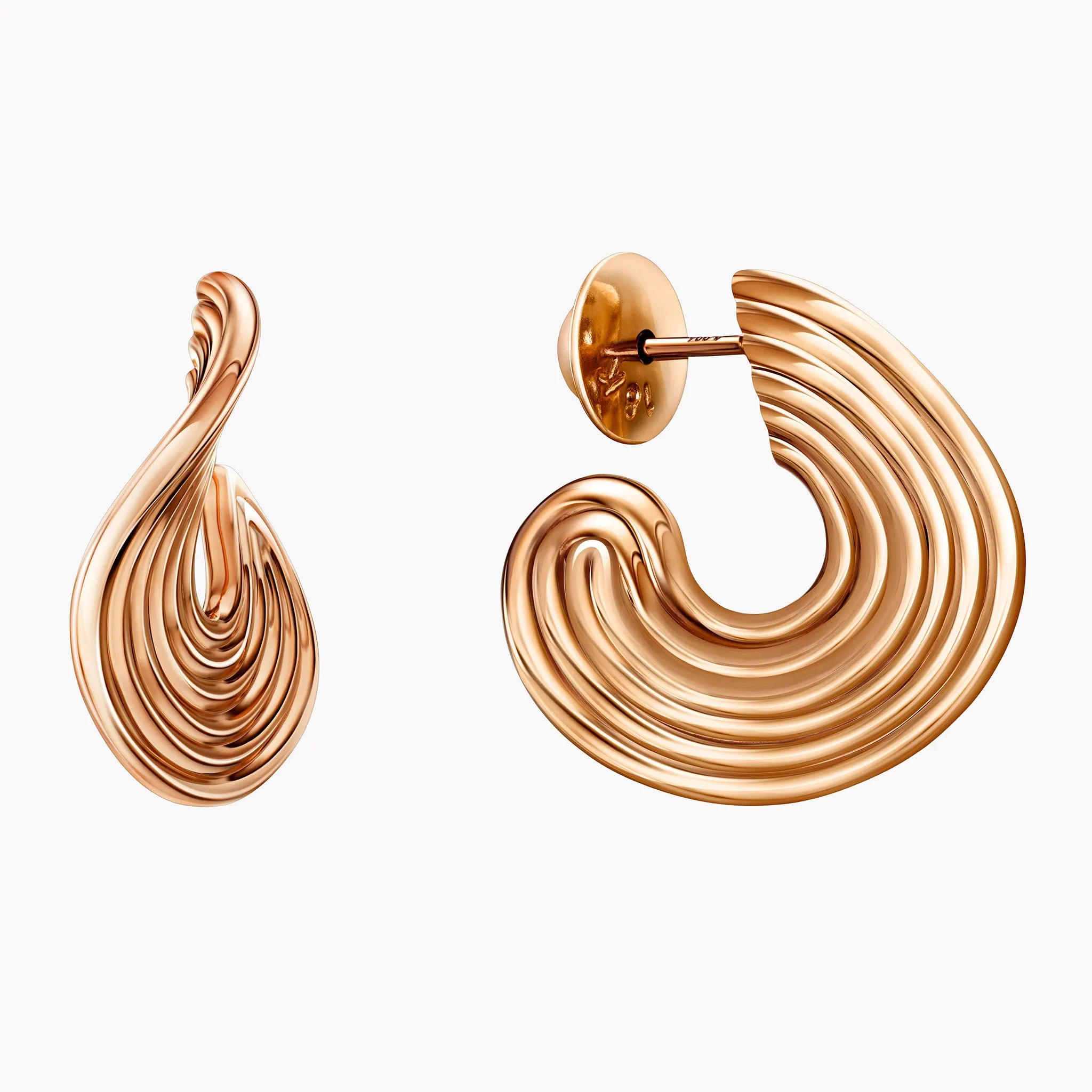 Streamlined Flat Hoop Earrings