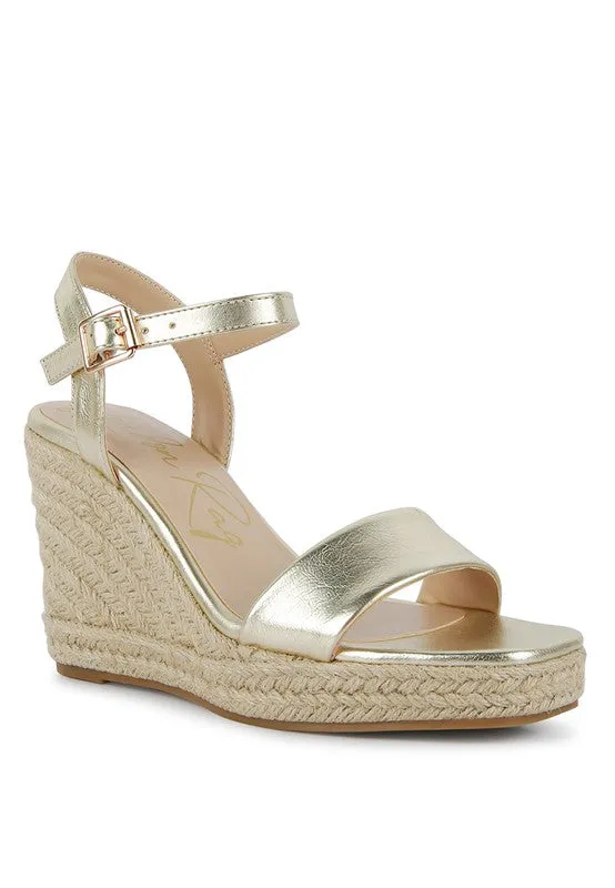 Stylish Woven Wedge Sandals