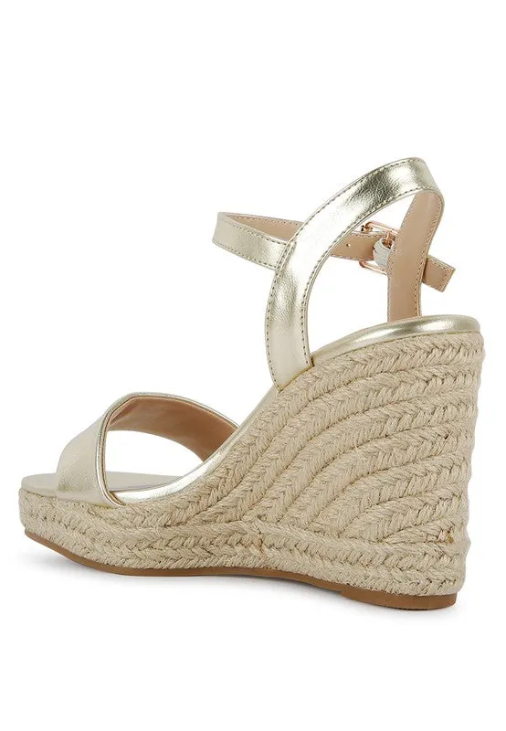 Stylish Woven Wedge Sandals