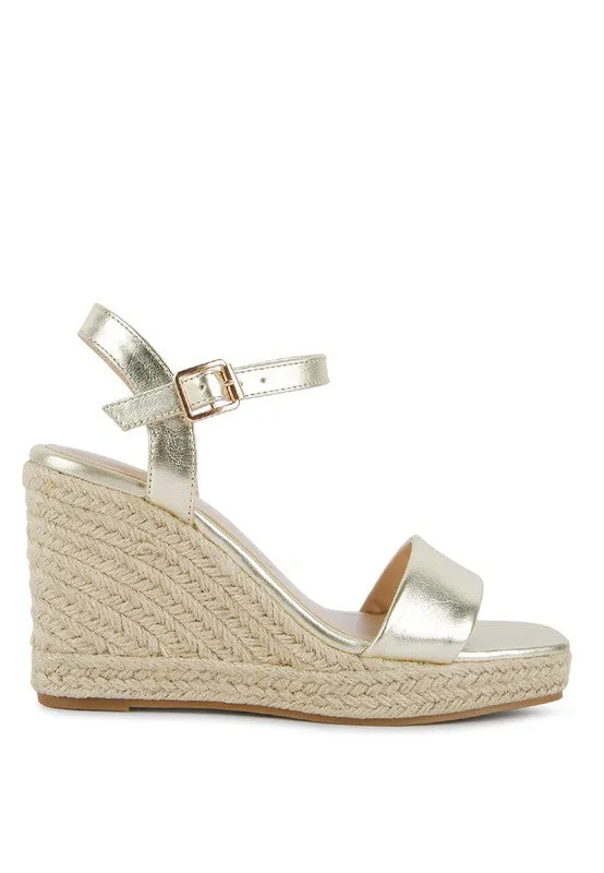 Stylish Woven Wedge Sandals