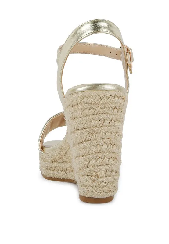 Stylish Woven Wedge Sandals