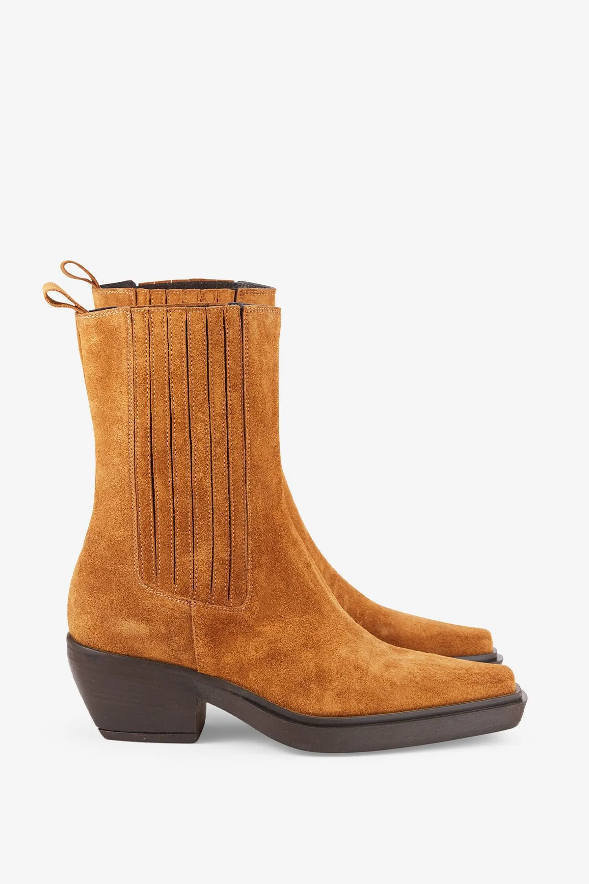 Suede ankle boots