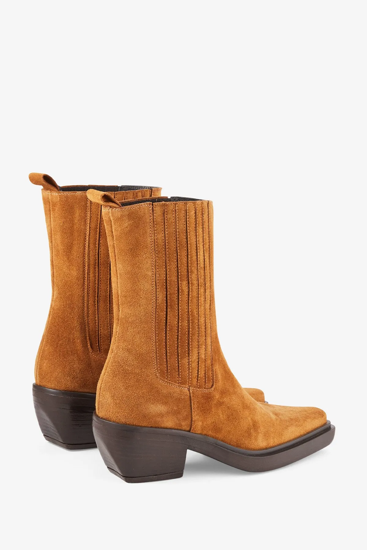 Suede ankle boots