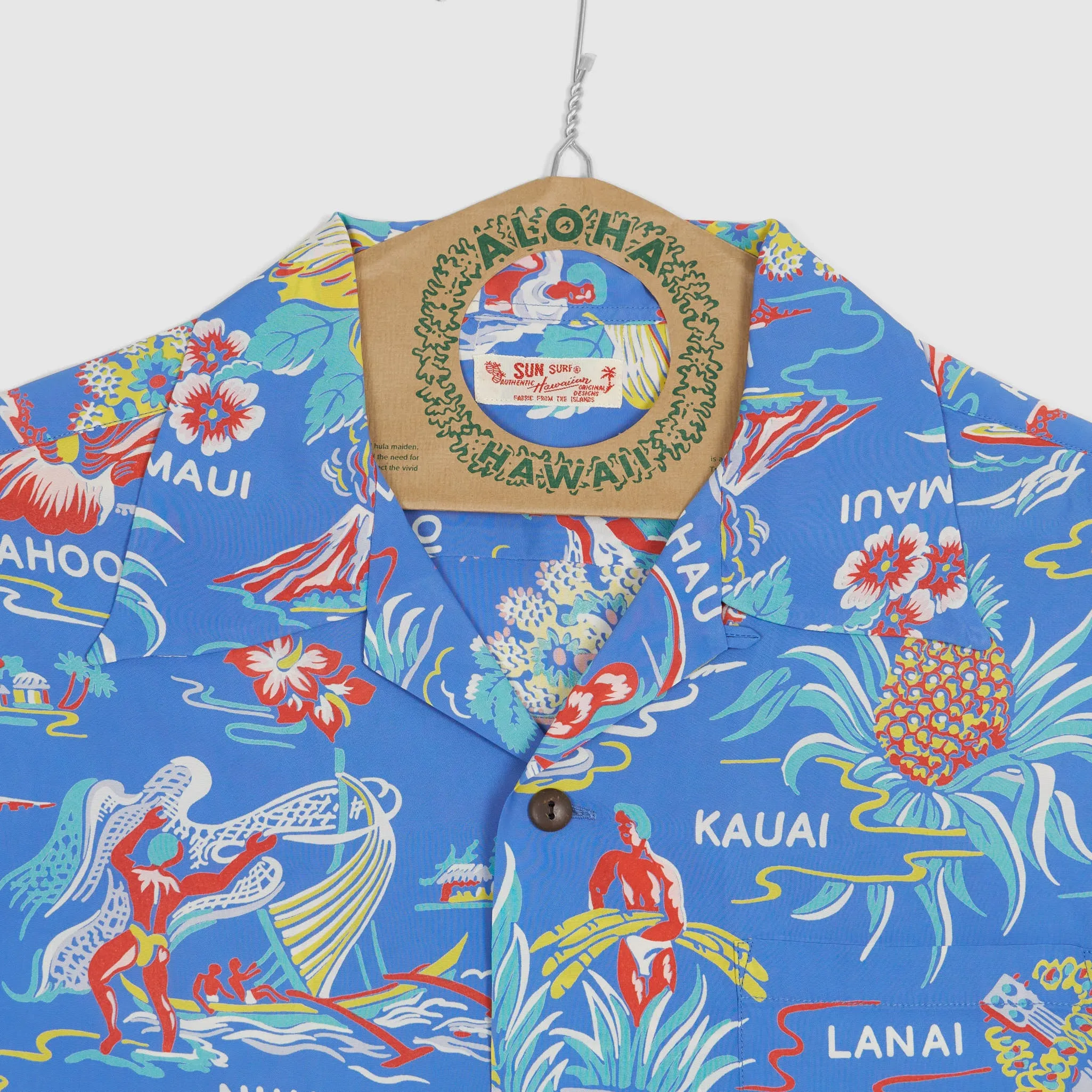 Sun Surf Rayon «Halekulani Hotel» Hawaiian Shirt