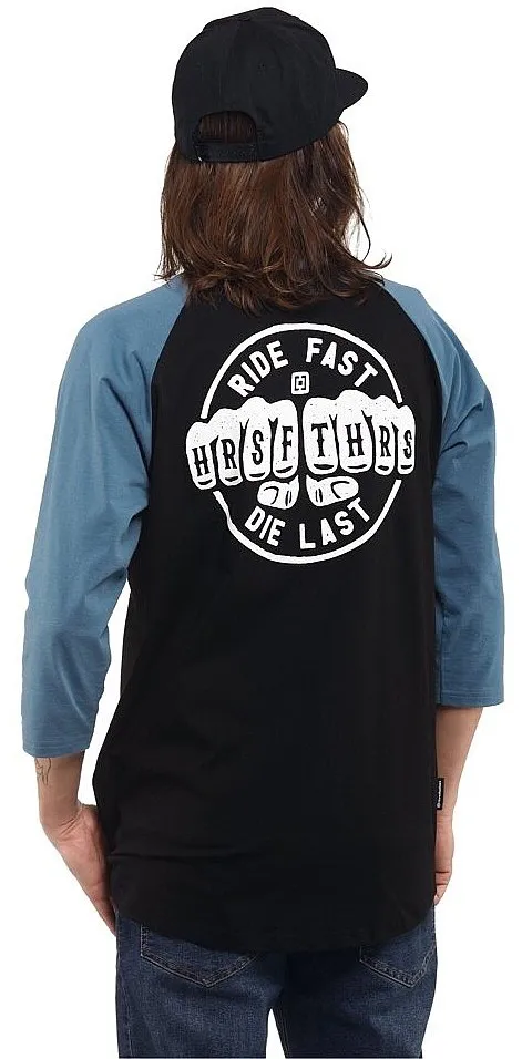 T-Shirt Horsefeathers Fists Raglan - Blue Heaven - men´s