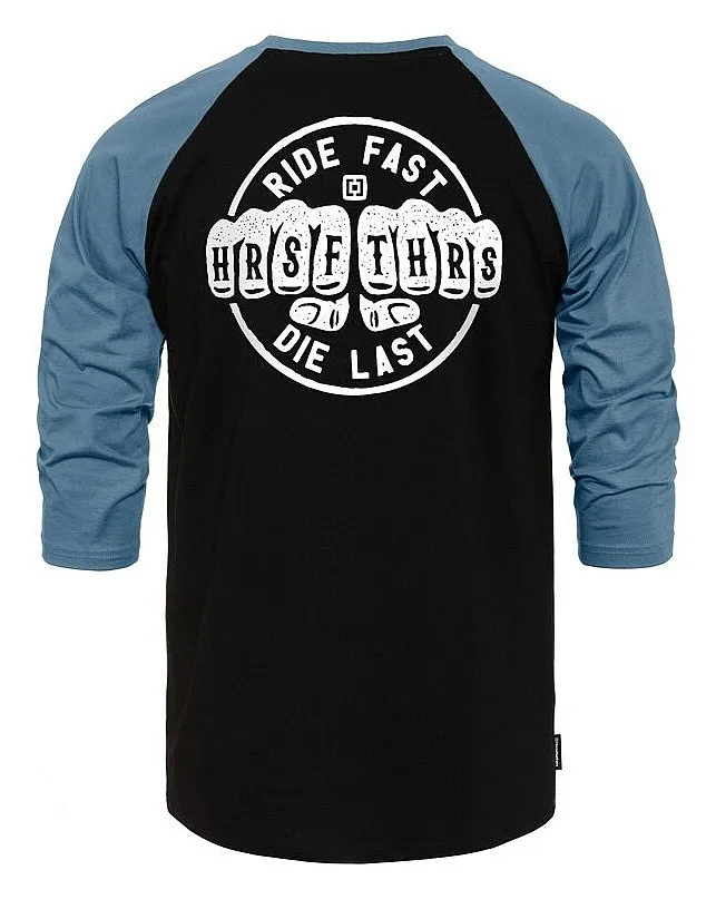 T-Shirt Horsefeathers Fists Raglan - Blue Heaven - men´s