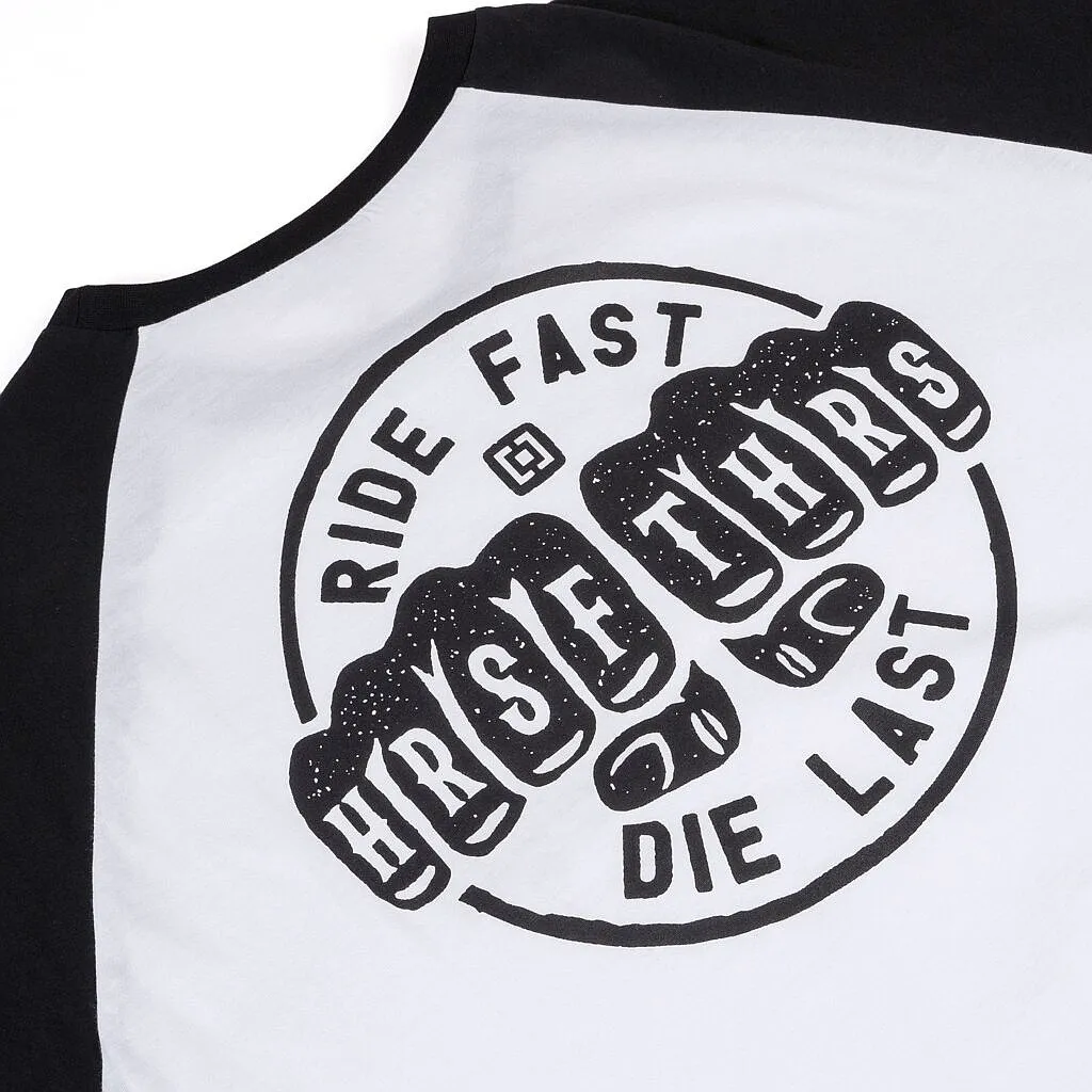 T-Shirt Horsefeathers Fists Raglan - White - men´s