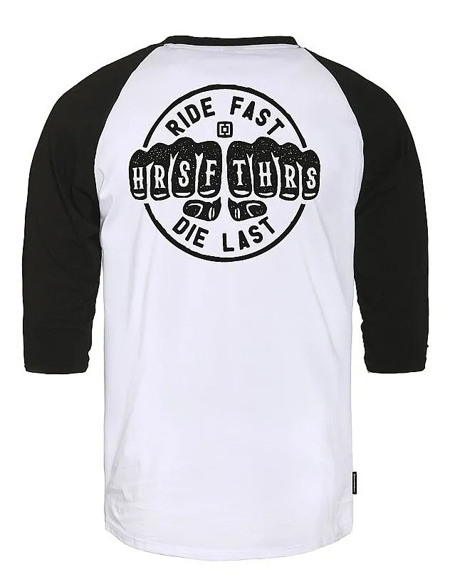 T-Shirt Horsefeathers Fists Raglan - White - men´s