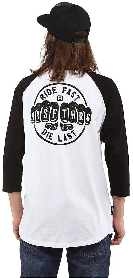 T-Shirt Horsefeathers Fists Raglan - White - men´s