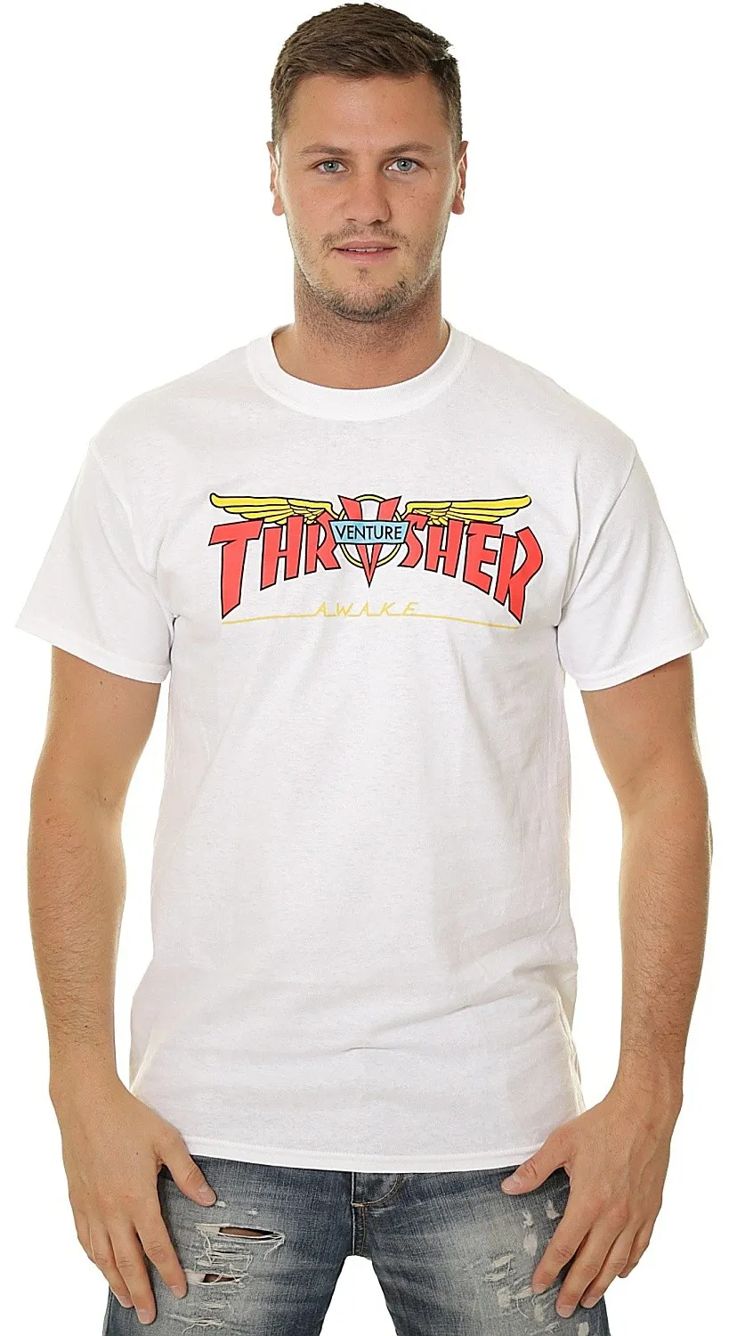 T-Shirt Thrasher Venture Collab - White - men´s