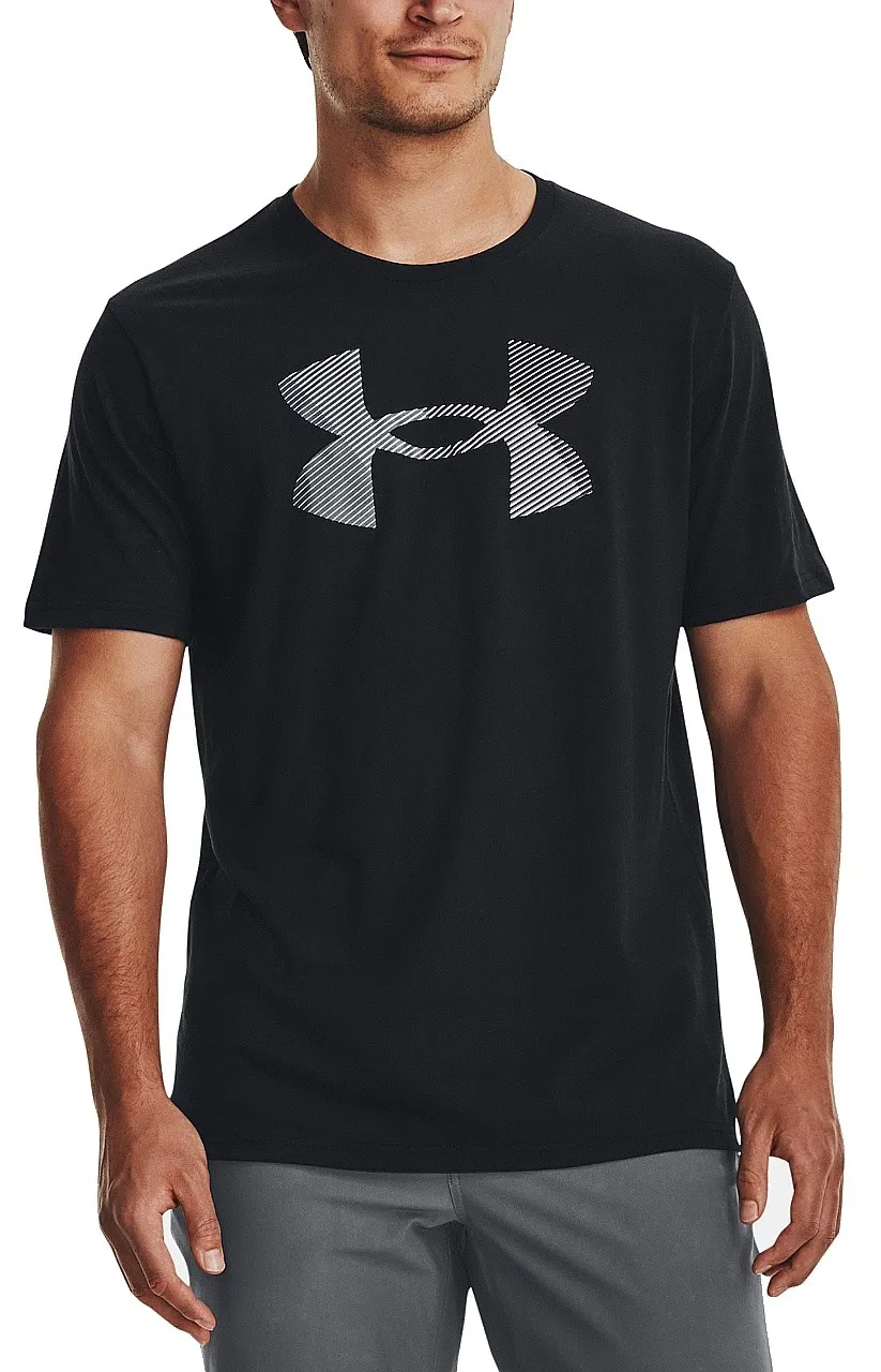 T-Shirt Under Armour Big Logo Fill - Black/Pitch Gray/y /Halo Gray - men´s