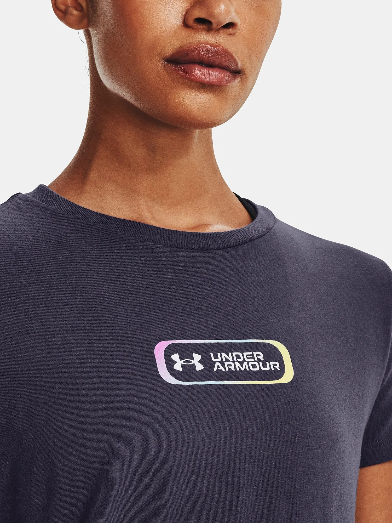 T-Shirt Under Armour Gradient Pill - Tempered Steel - women´s