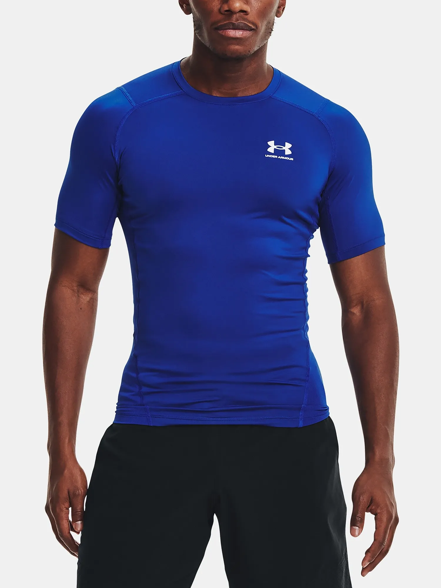 T-Shirt Under Armour HeatGear Armour Comp - Royal/White - men´s