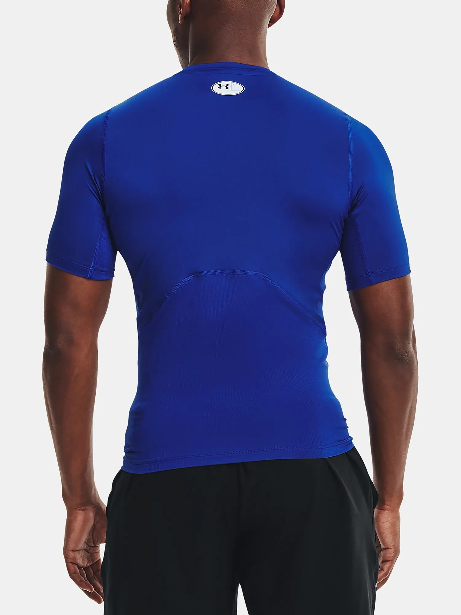 T-Shirt Under Armour HeatGear Armour Comp - Royal/White - men´s