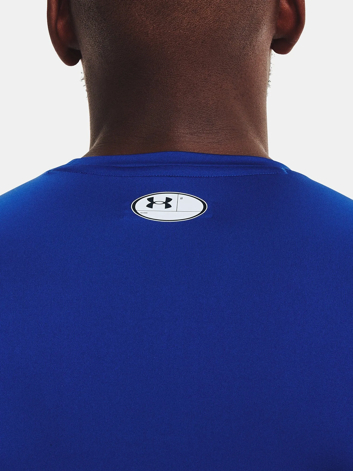 T-Shirt Under Armour HeatGear Armour Comp - Royal/White - men´s