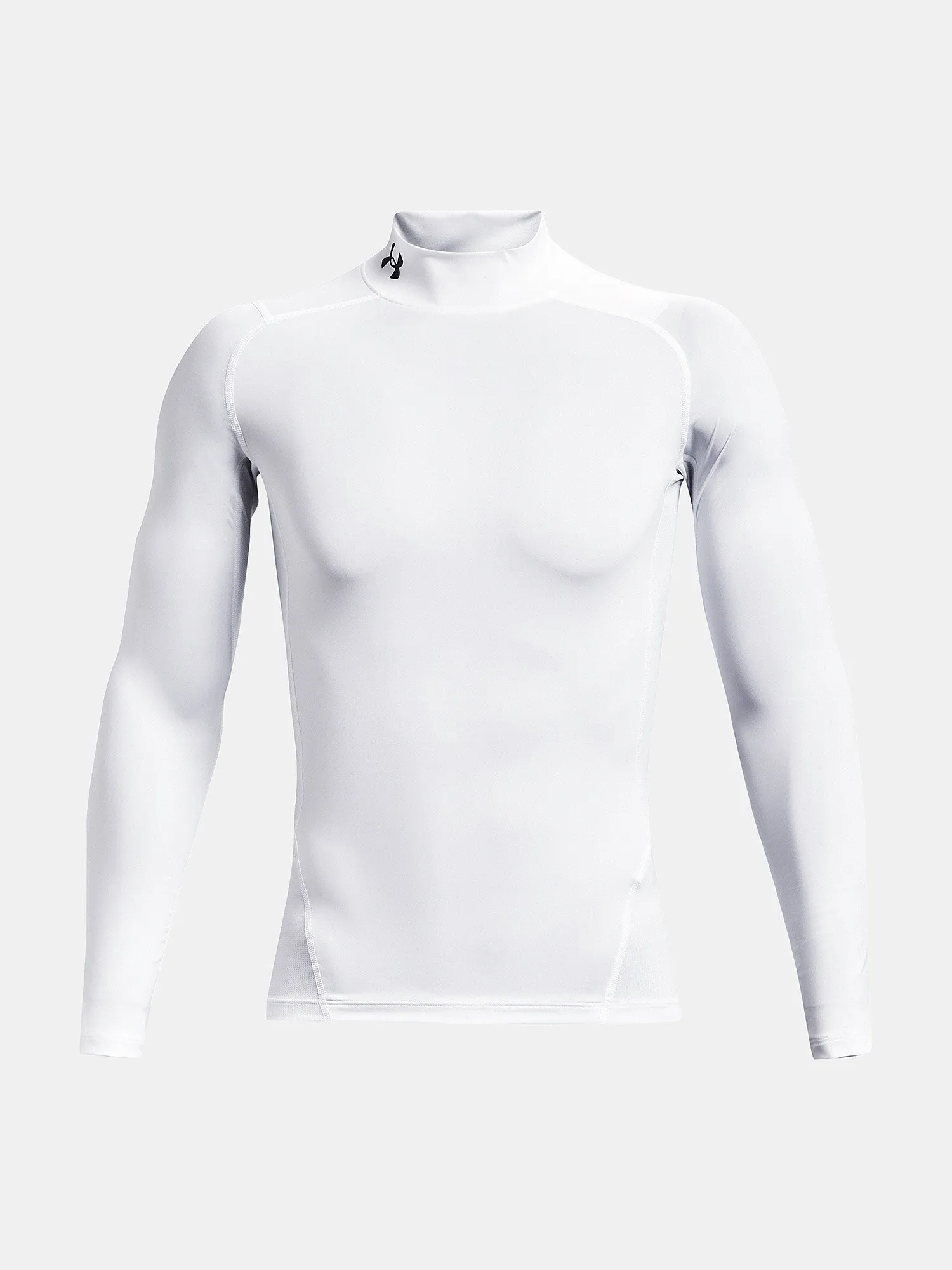 T-Shirt Under Armour HeatGear Armour Compression Mock  LS - White - men´s