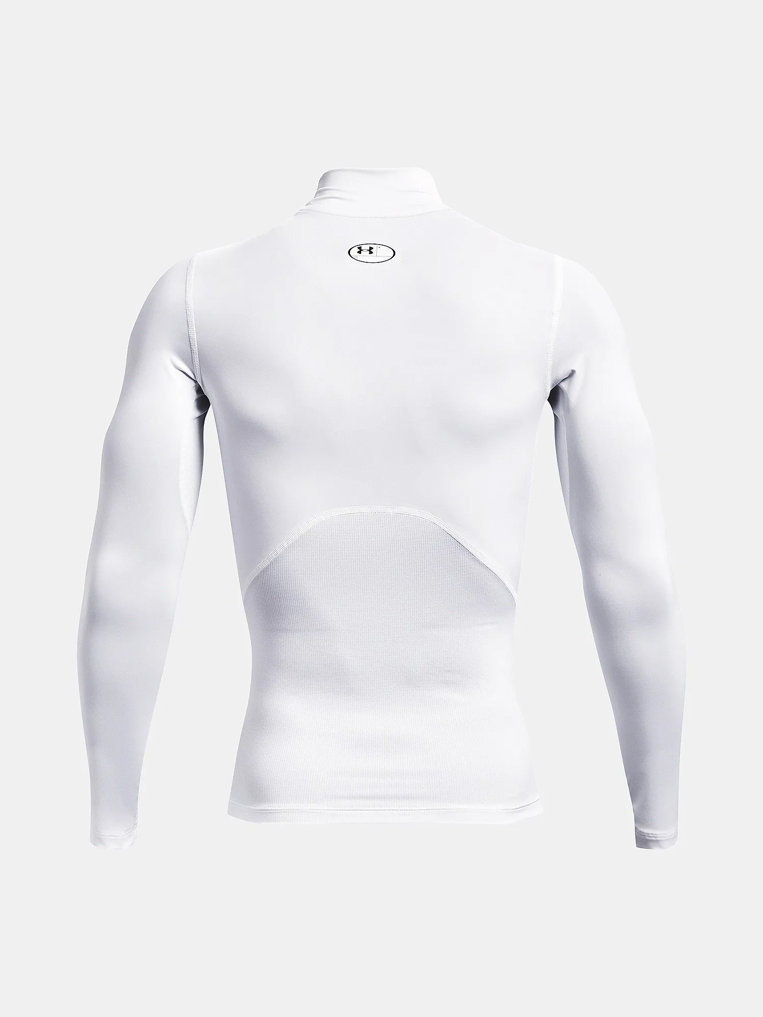 T-Shirt Under Armour HeatGear Armour Compression Mock  LS - White - men´s