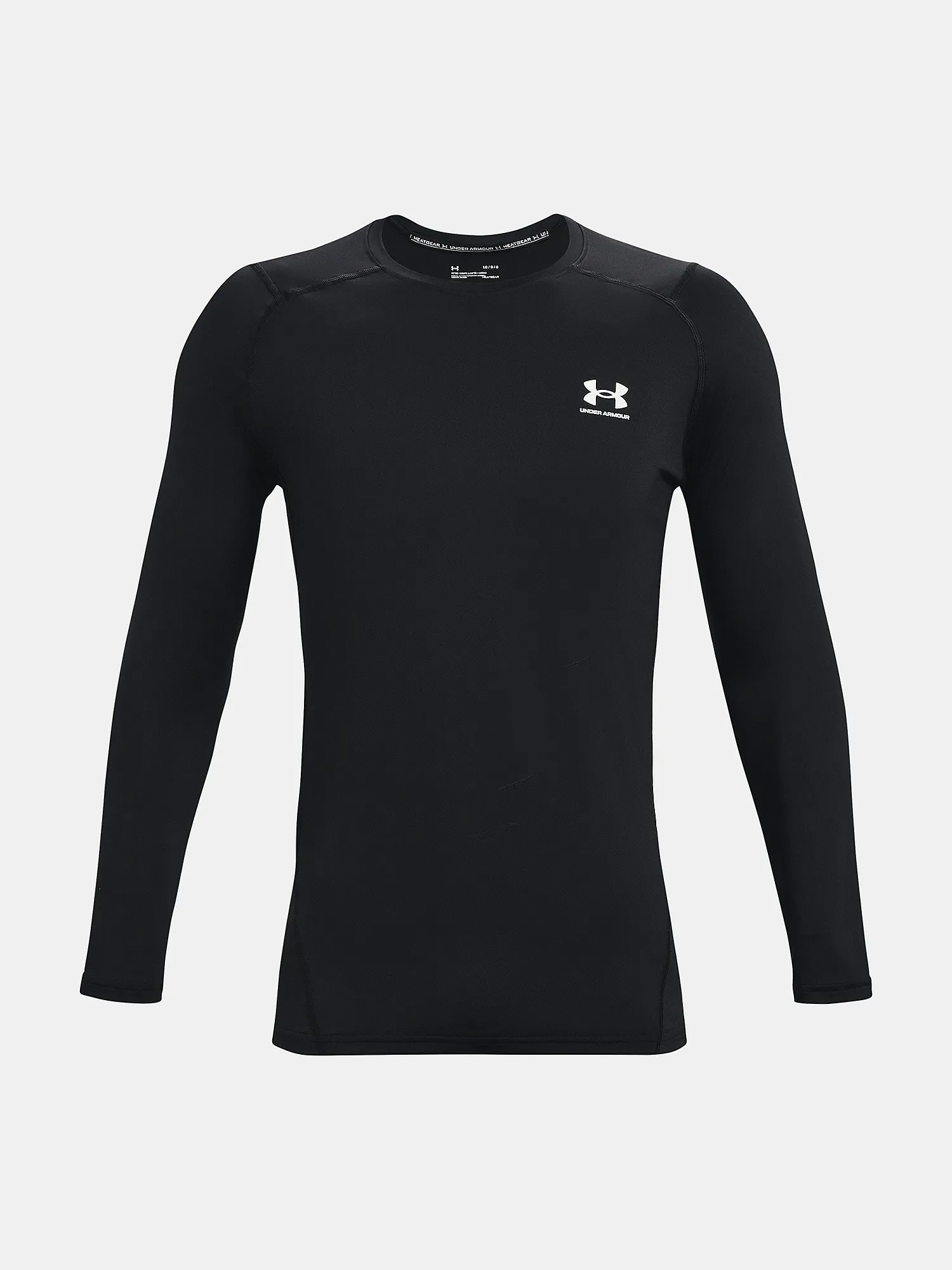 T-Shirt Under Armour HeatGear Armour Fitted LS - Black - men´s