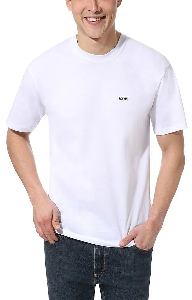 T-Shirt Vans Left Chest Logo - White/Black - men´s