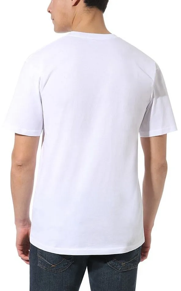 T-Shirt Vans Left Chest Logo - White/Black - men´s