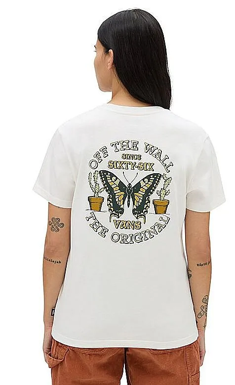 T-Shirt Vans Natural Fly SS BFF - Marshmallow - women´s