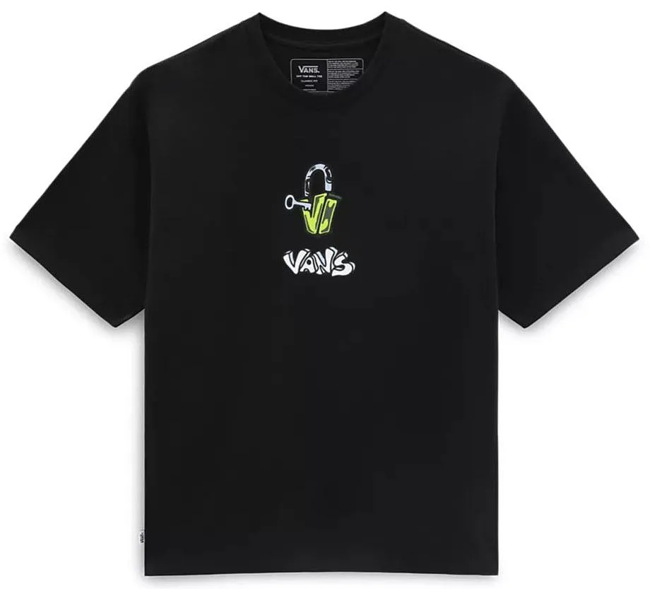 T-Shirt Vans Off The Wall Graphic Loose - Skate Classics Black - men´s