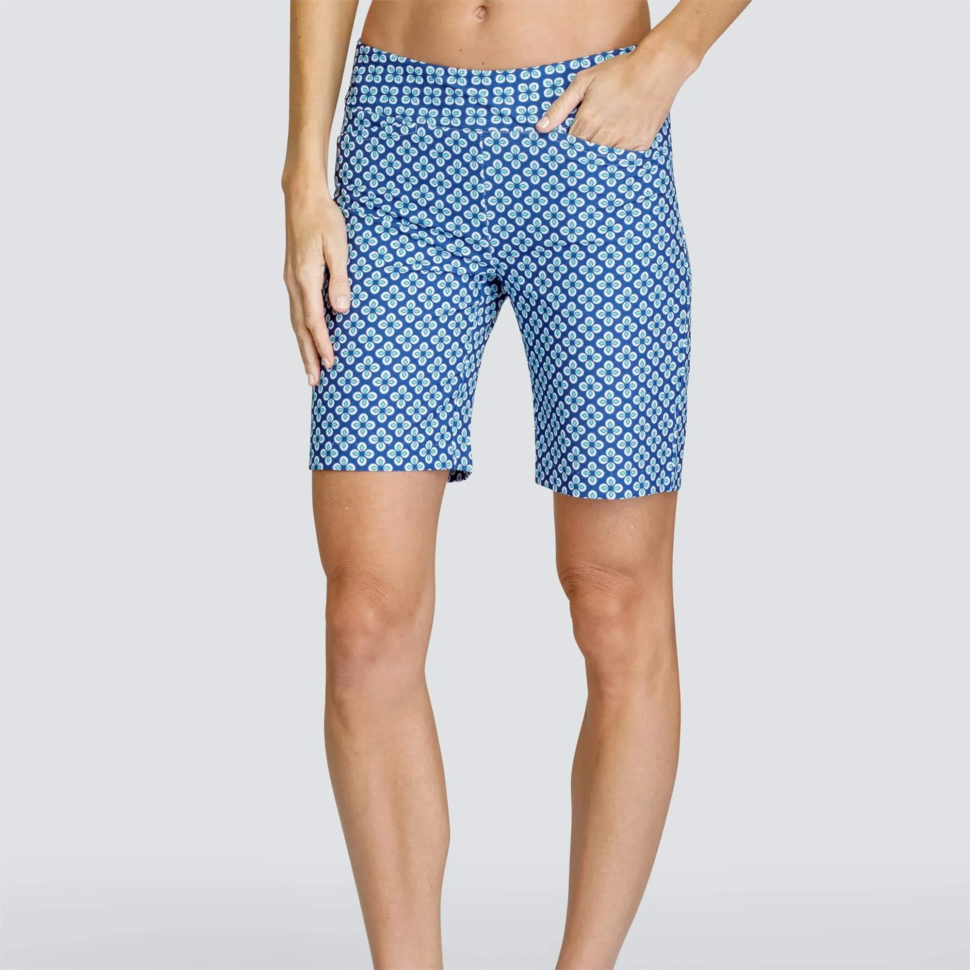 Diamond Floral Ladies Golf Shorts