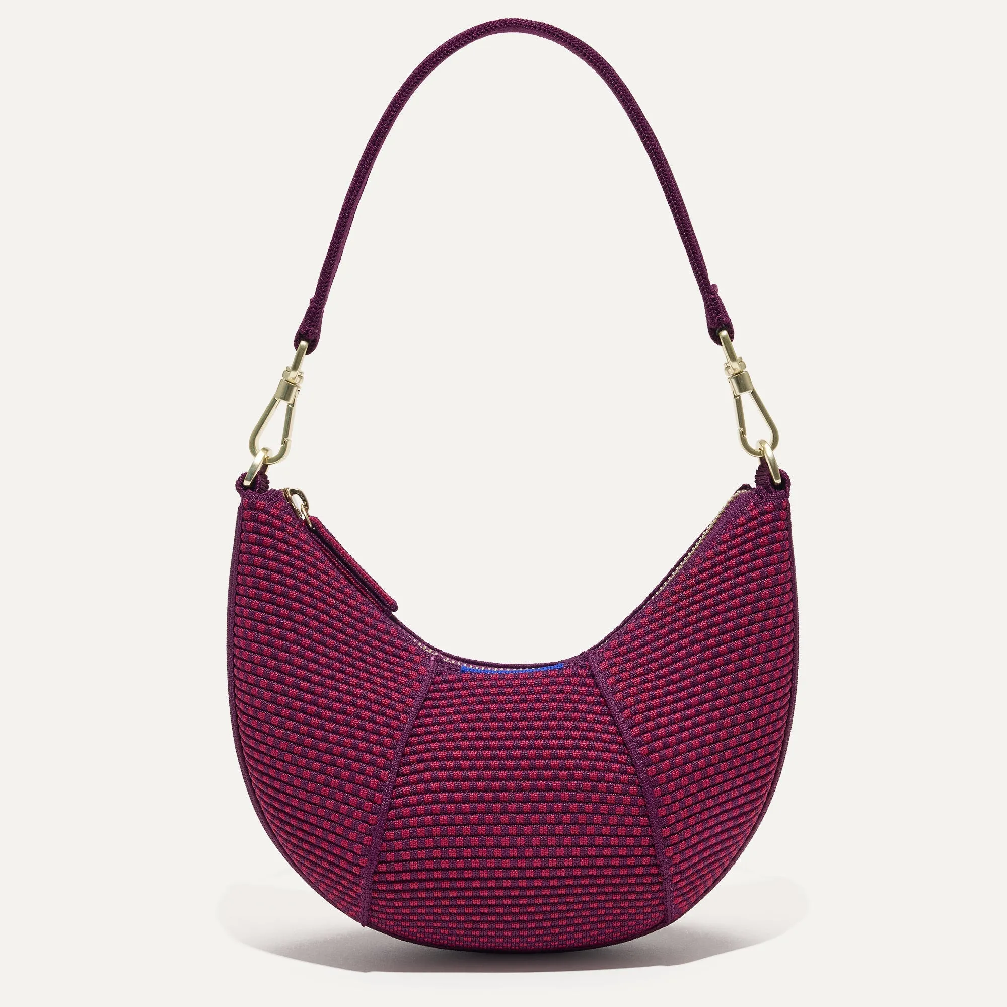 The Mini Crescent Bag in Beet