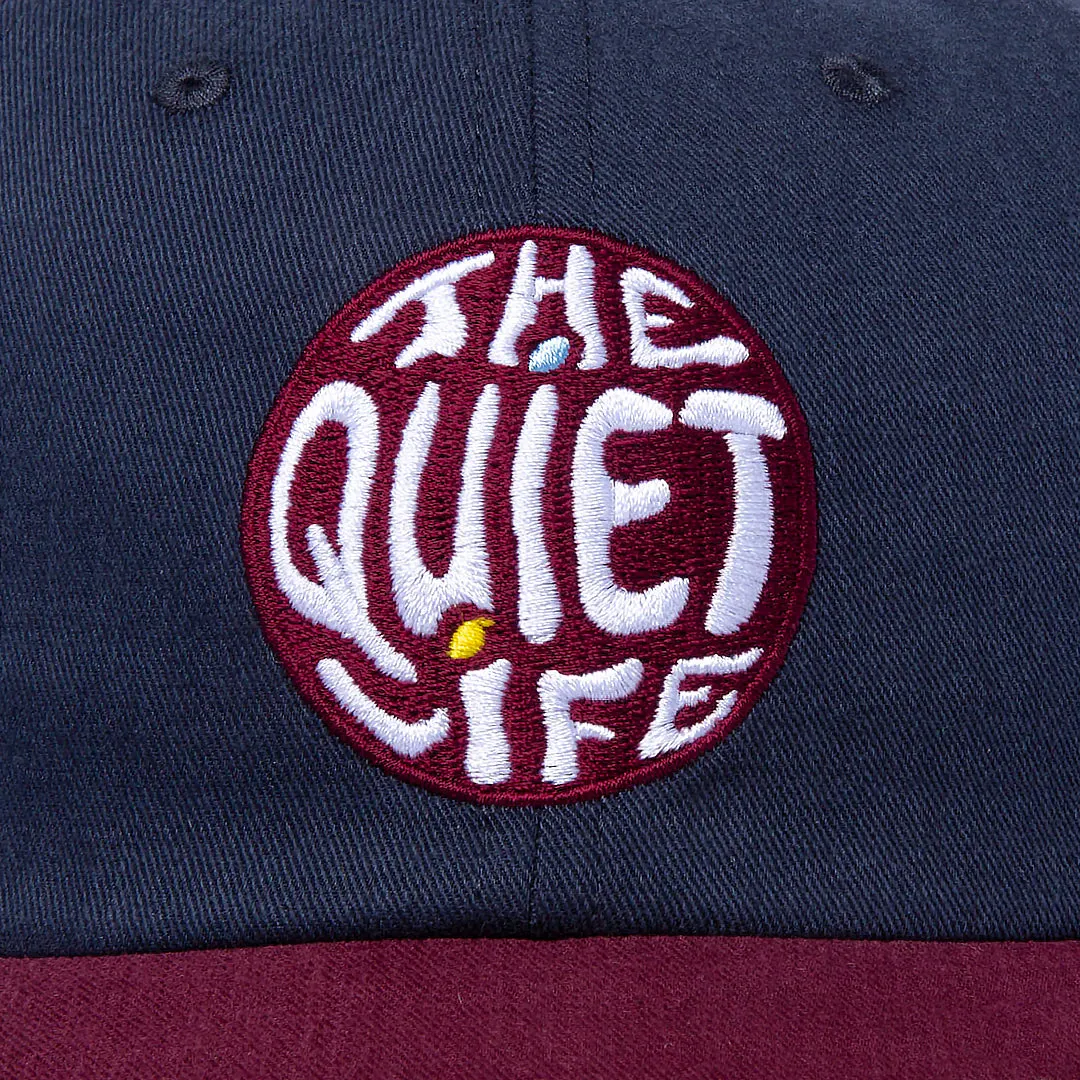 THE QUIET LIFE CORBIER POLO HAT // NAVY/RED