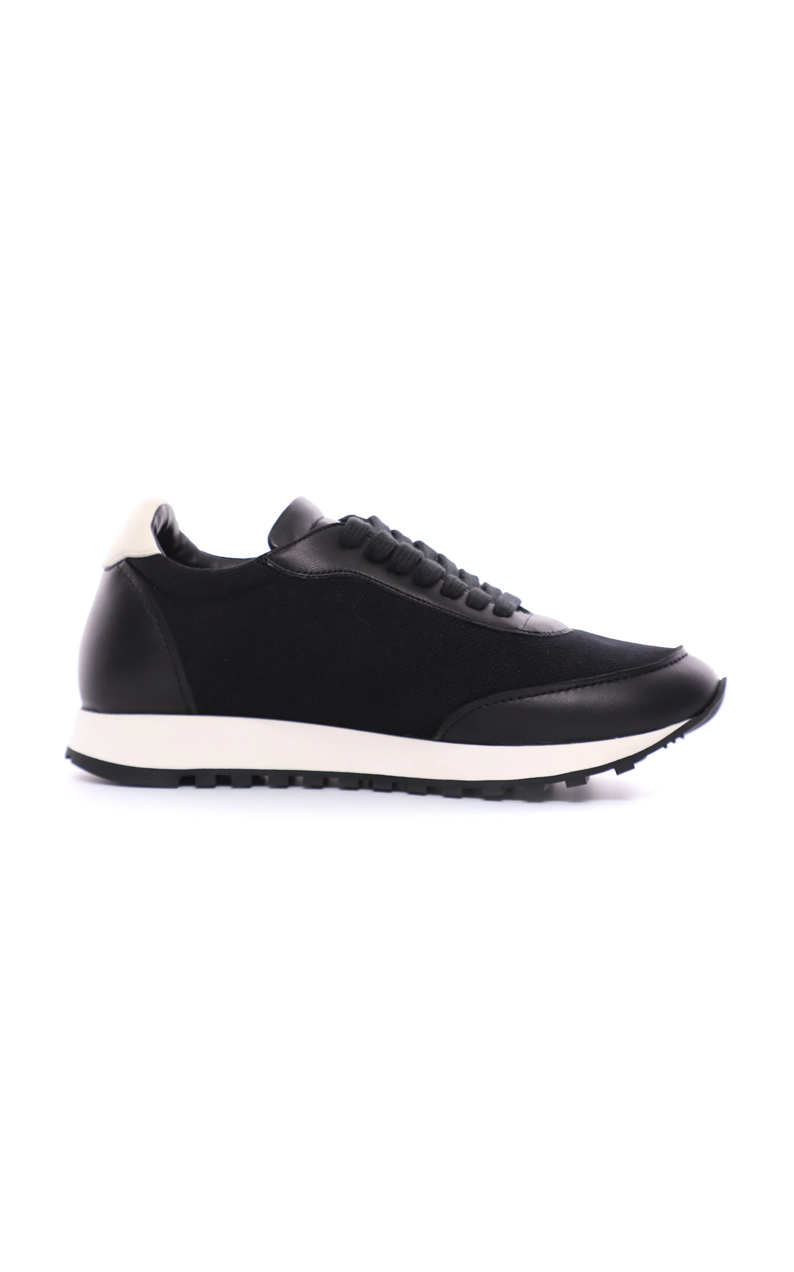 The Row Owen Sneakers with Leather Trim and Mesh Insets