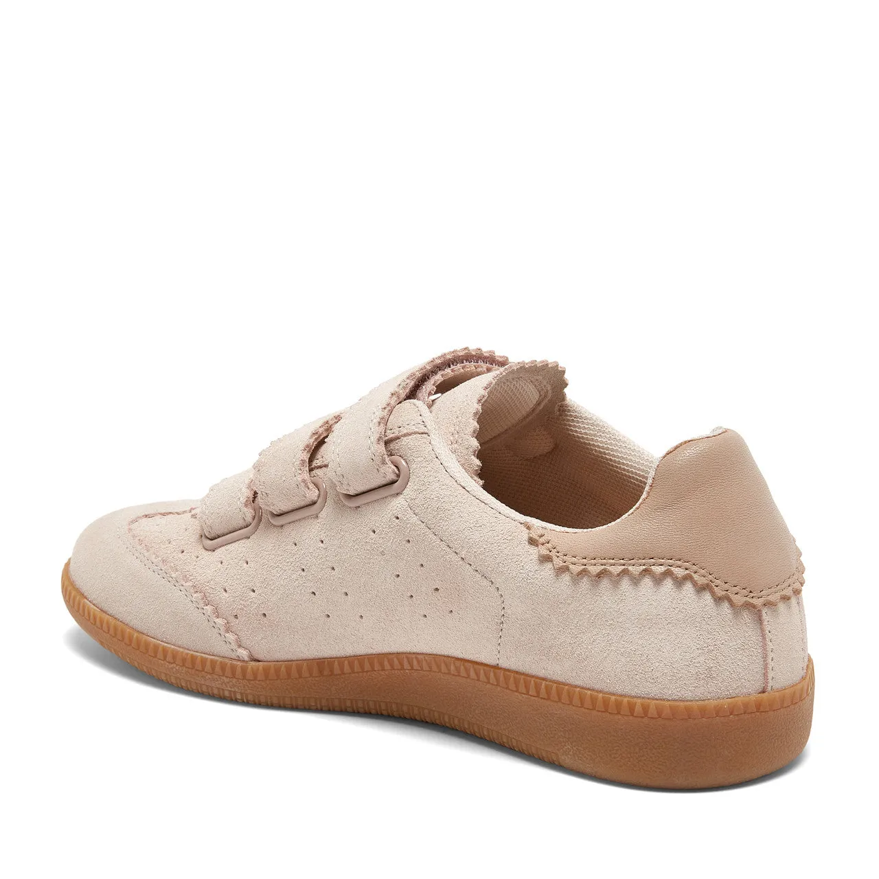 The Velcro Court Sneaker in Blush