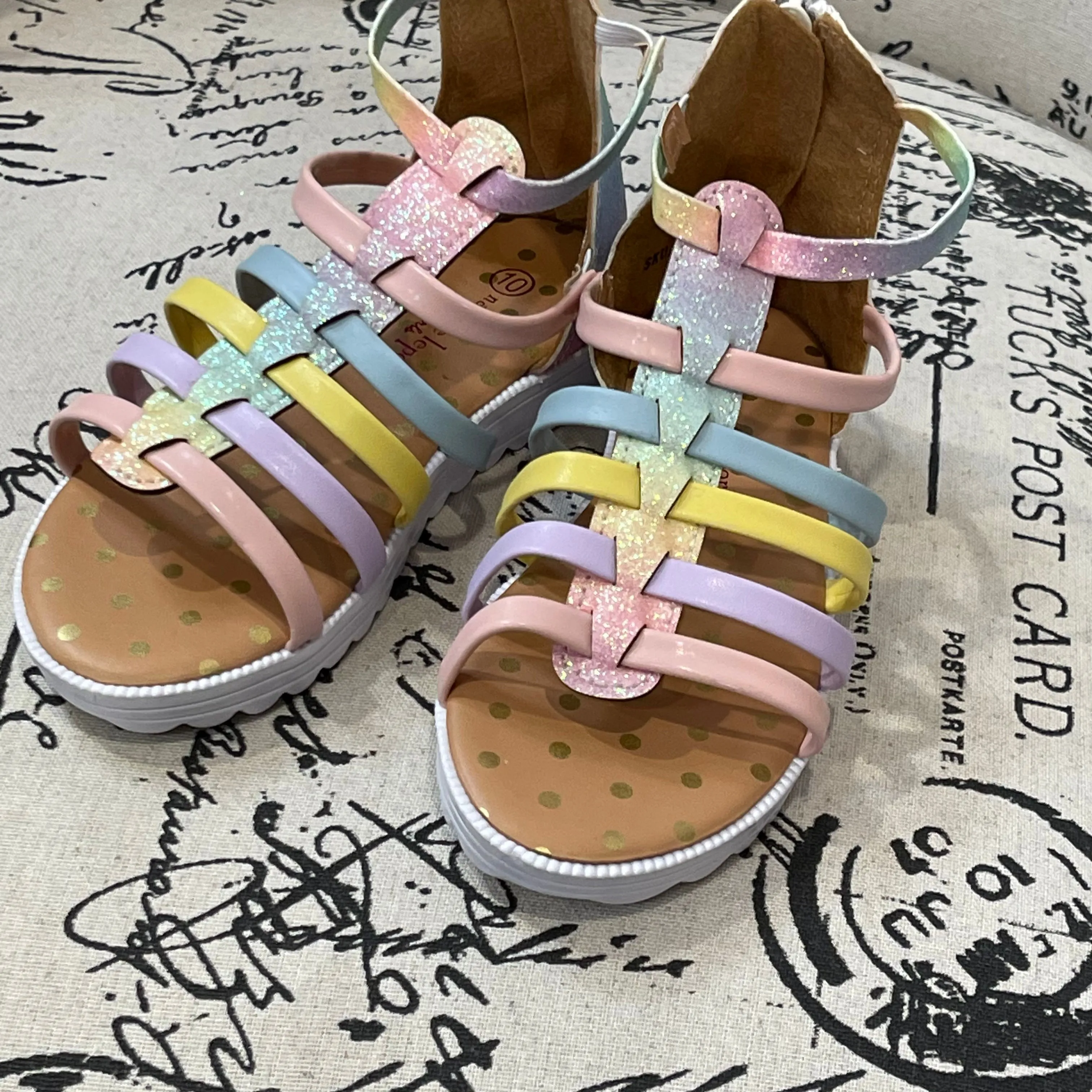 Toddler Girl Pastel Strappy Sandal