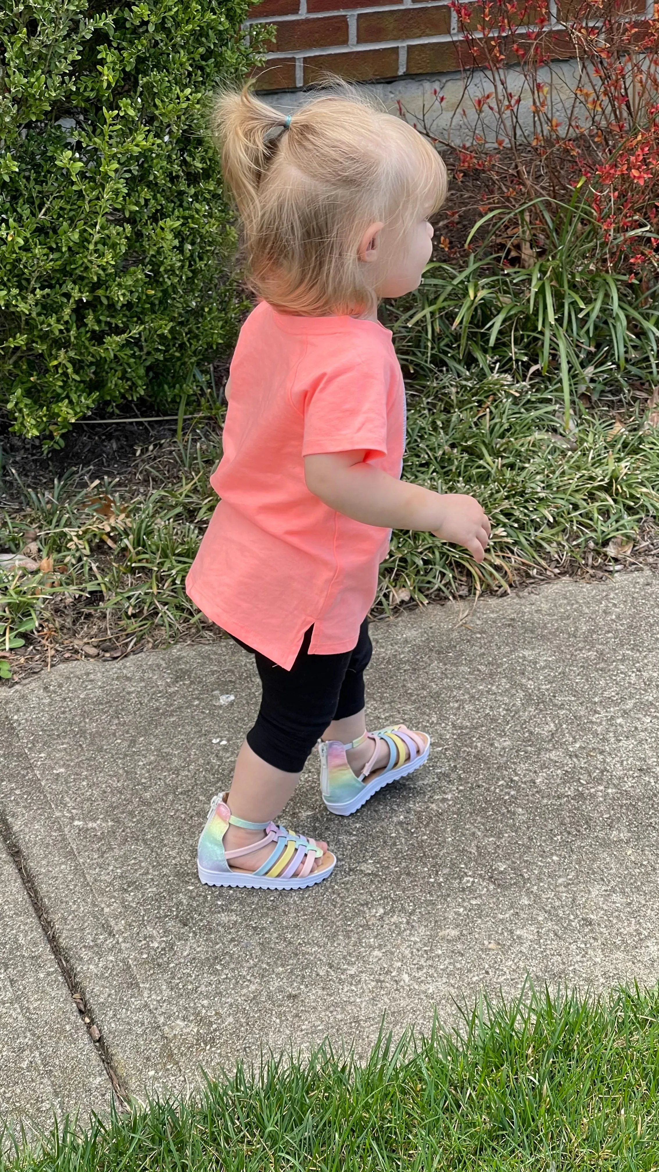 Toddler Girl Pastel Strappy Sandal