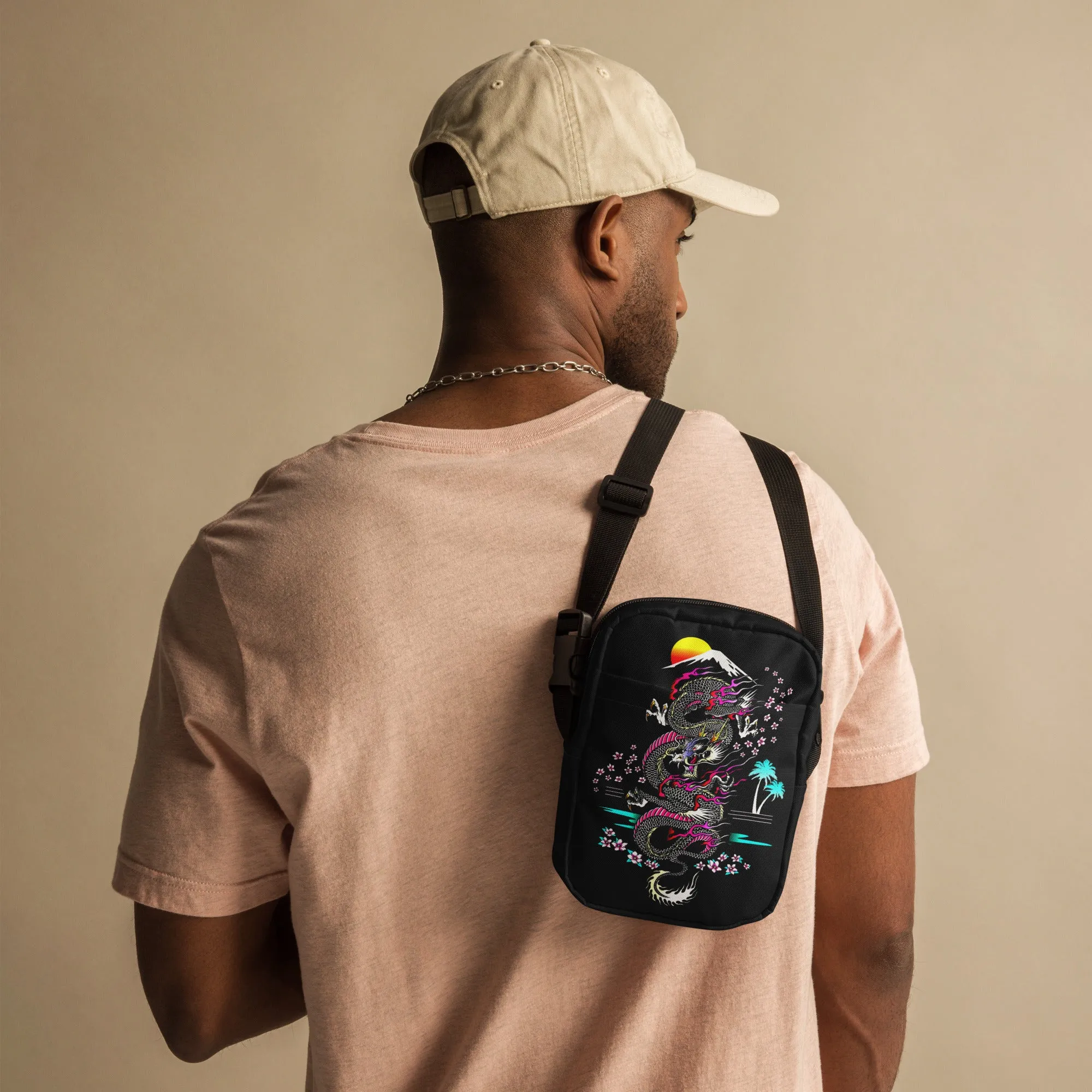 Tokyo Dragon Utility Crossbody Bag