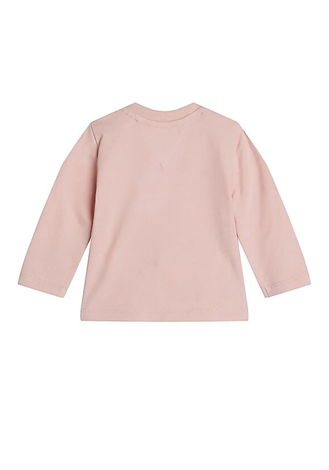 Tommy Hilfiger Baby Girl Essential Printed Tee, Soft Rose