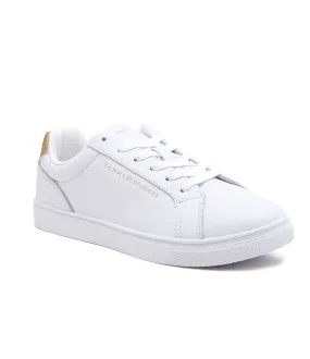 White Essential Cupsole Trainer by TOMMY HILFIGER