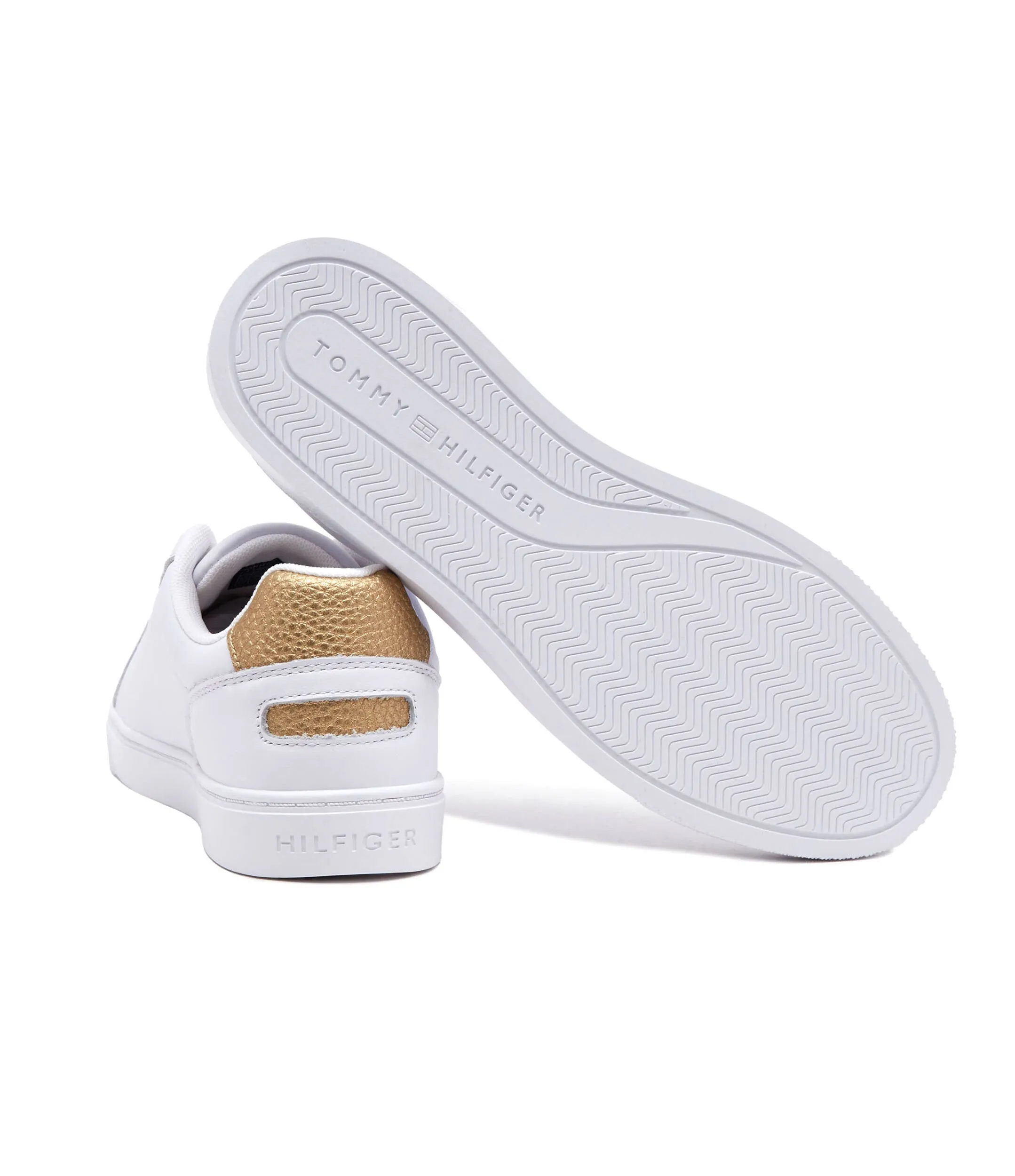 White Essential Cupsole Trainer by TOMMY HILFIGER